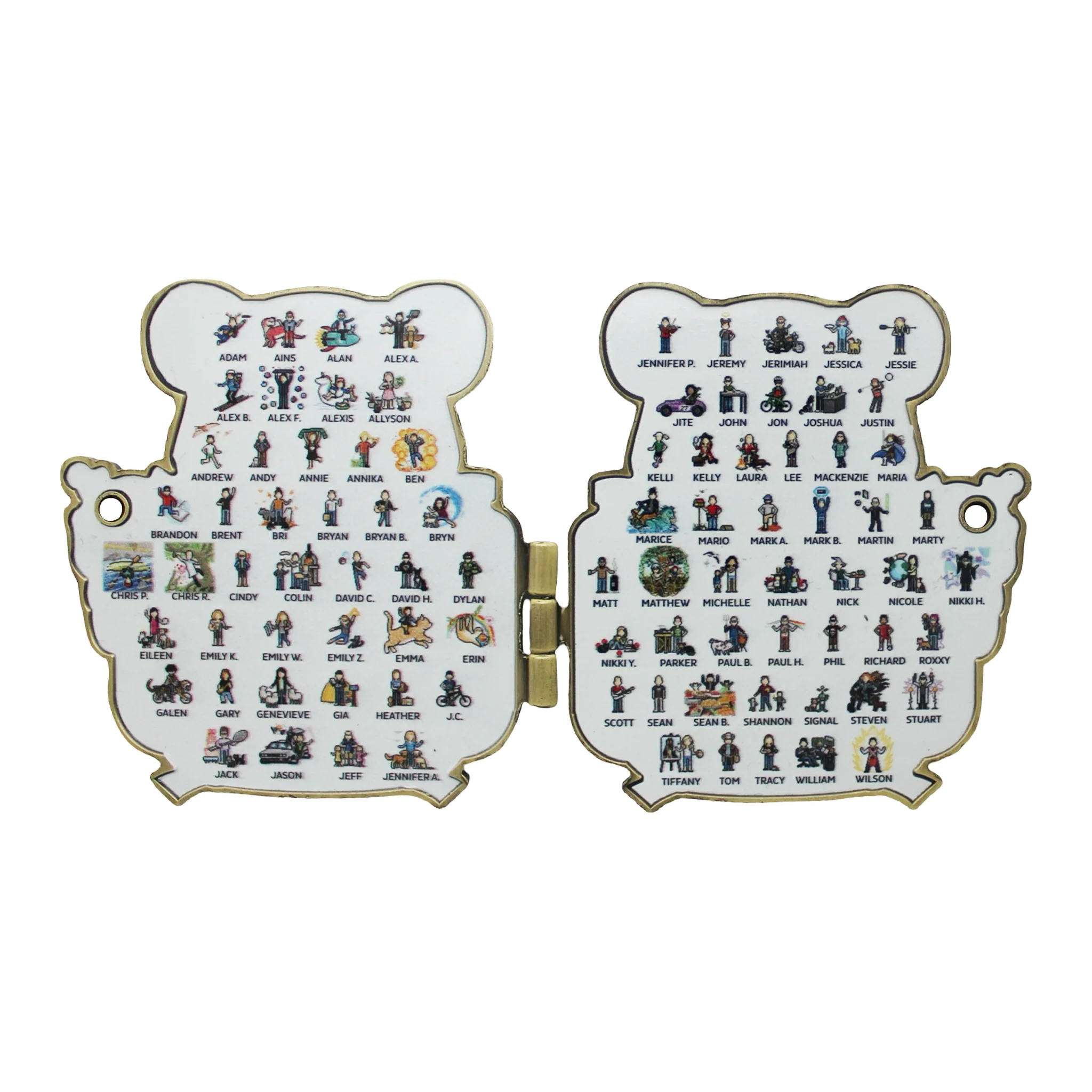 2025 Lackey Geocoin & Tag Set - Antique Bronze - Image 6