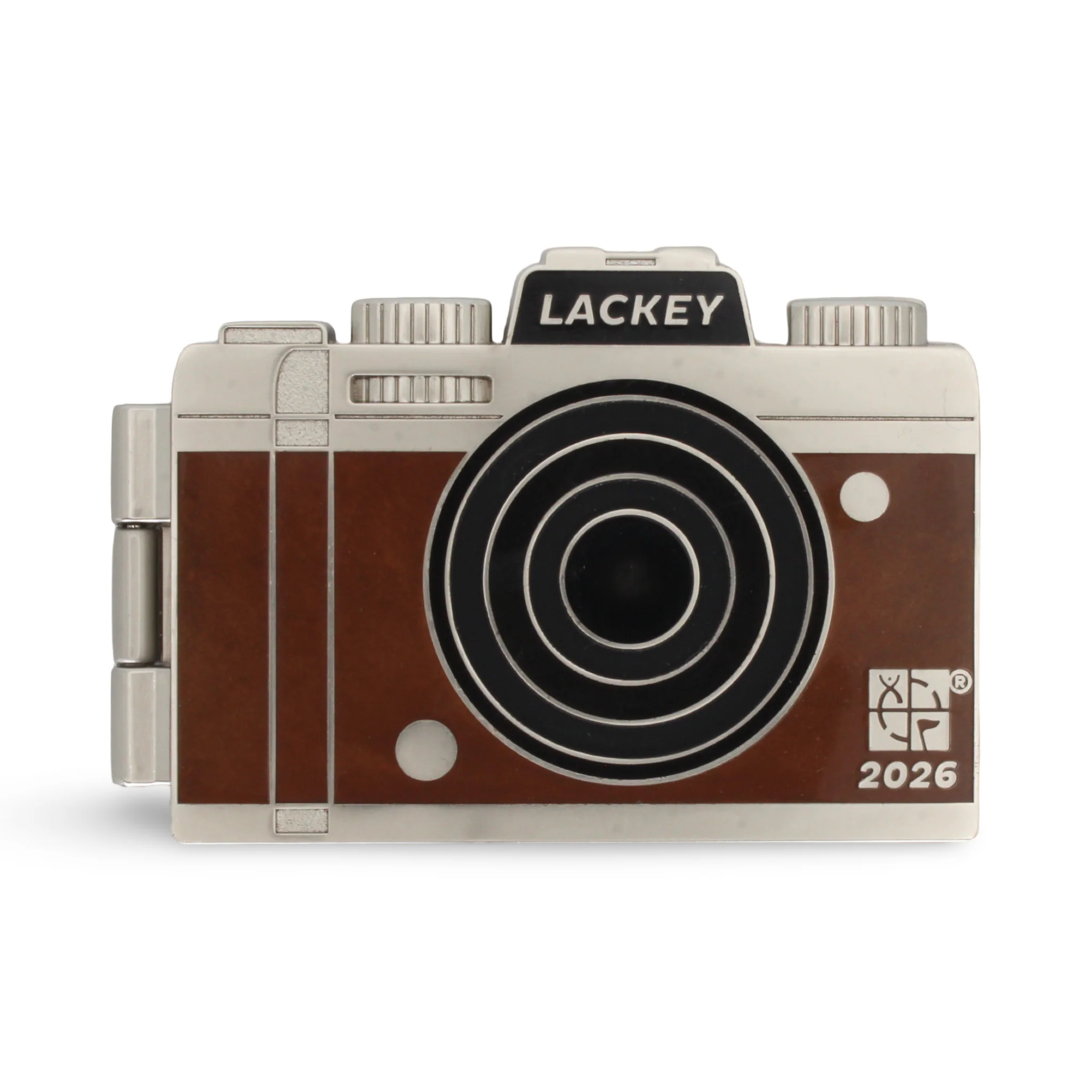 2026 Lackey Geocoin & Tag Set - Nickel Finish - Image 5