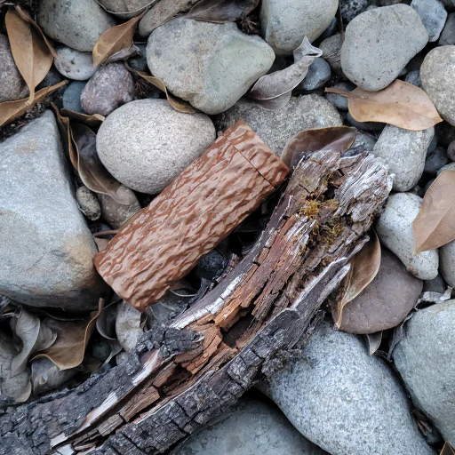 3D Printed Small Log Puzzle Cache Container - Image 2