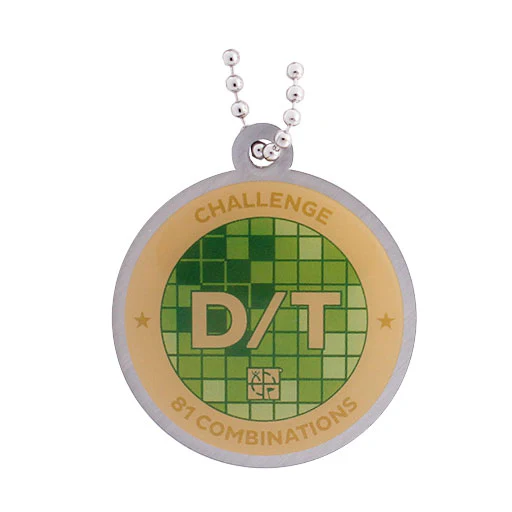 Challenges Geocoin and Tag Set - D/T Grid - Image 2