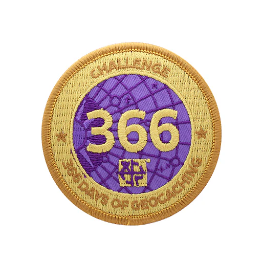 Challenges Patch - 366 Days of Geocaching