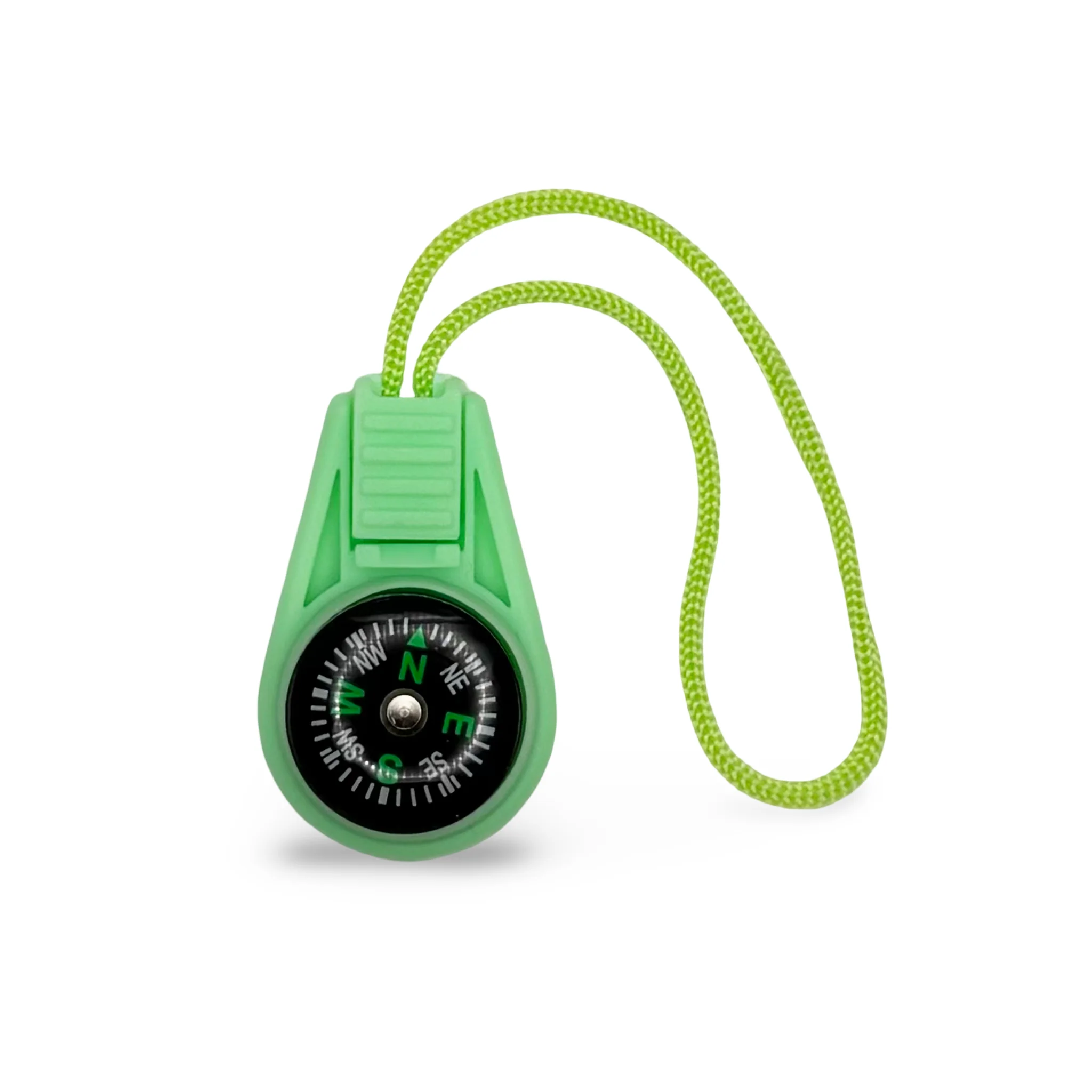 Compass SWAG/Zipper Pull- Green