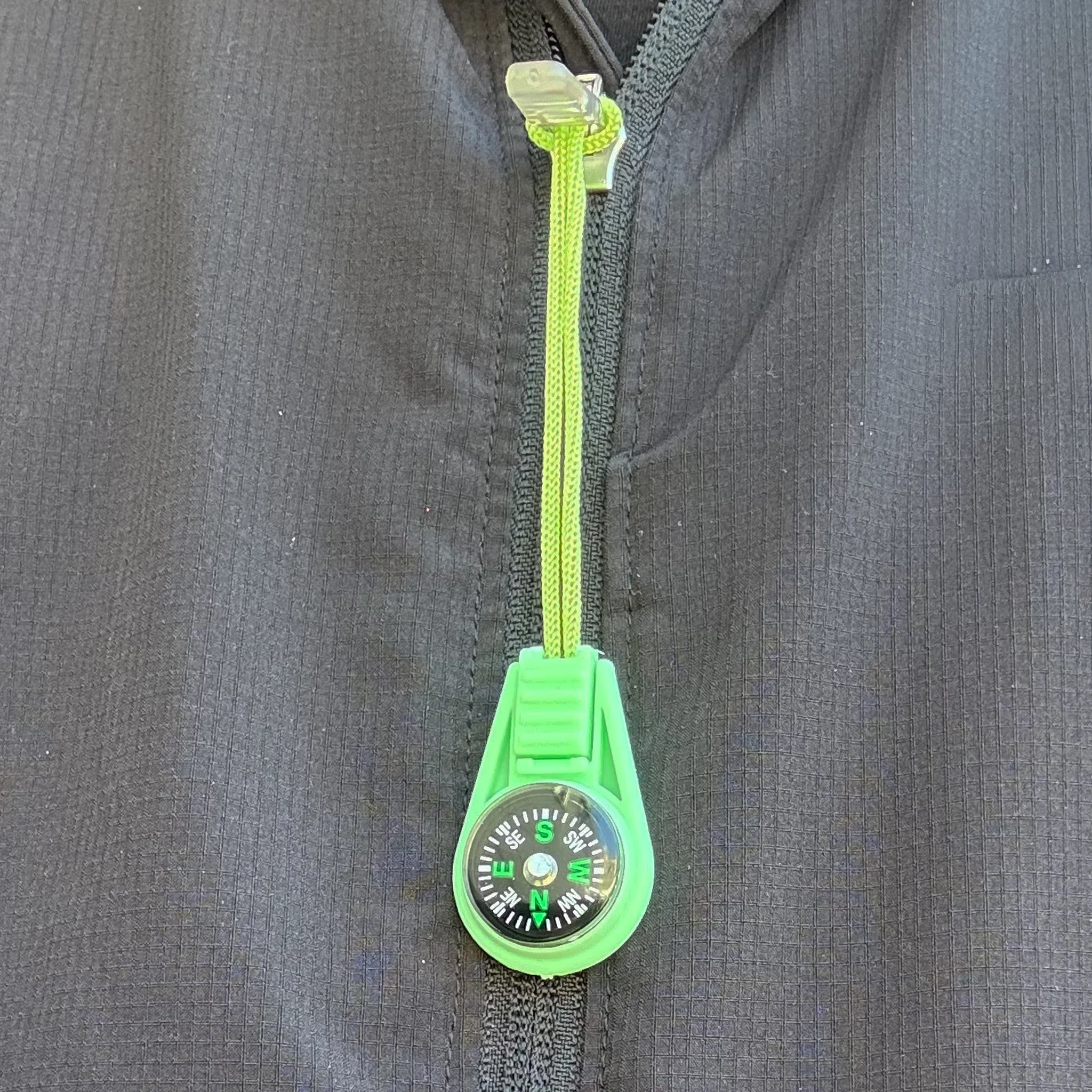 Compass SWAG/Zipper Pull- Green - Image 2
