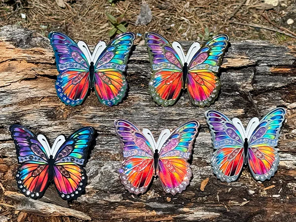 D.W.A Limited Edition Butterfly Geocoin Set: All 5 editions - Image 2