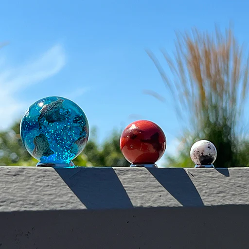 Earth, Moon, and Mars SWAG Marble Set - Image 3