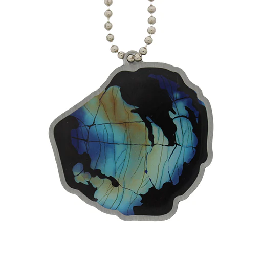 EarthCache™ Mineral Travel Tag- Labradorite Feldspar