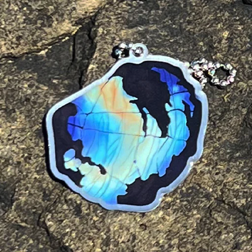 EarthCache™ Mineral Travel Tag- Labradorite Feldspar - Image 2