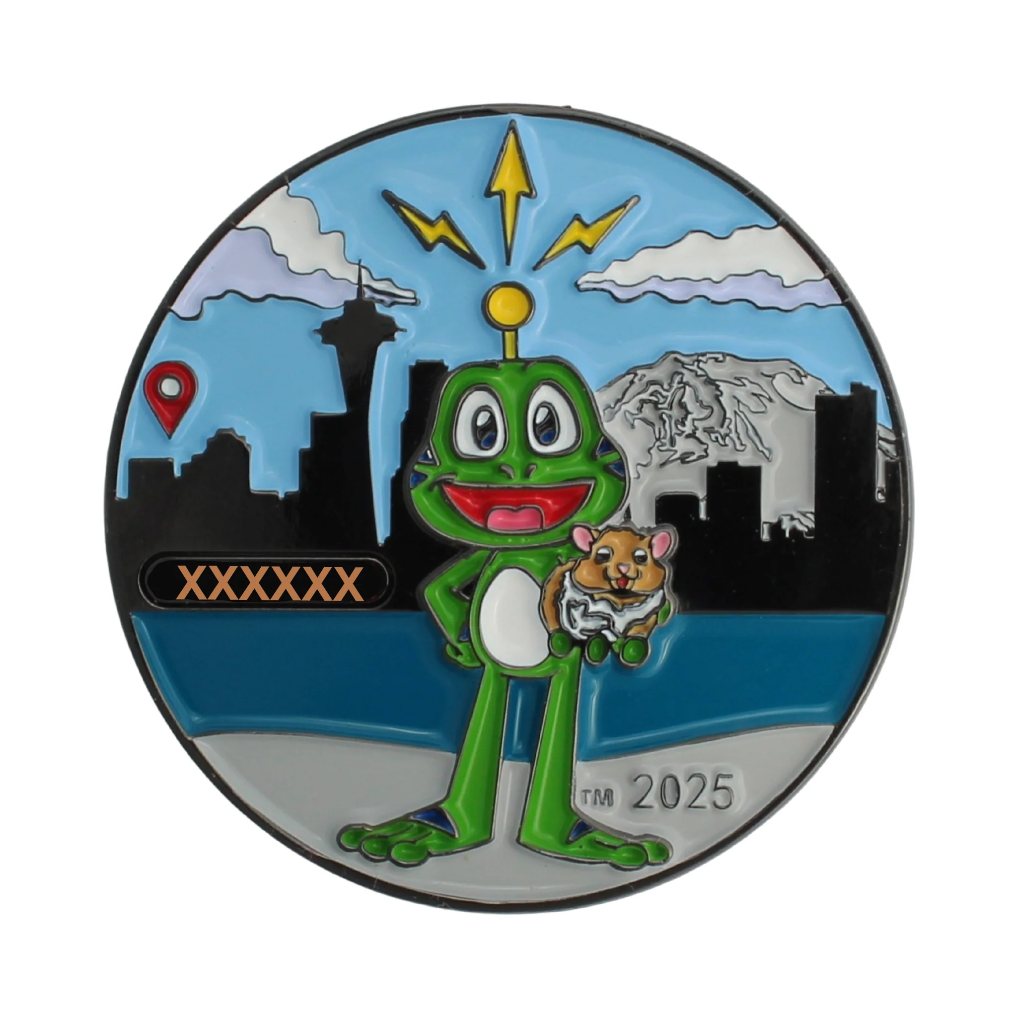 Hamster Wheel Spinning Geocoin - Image 4