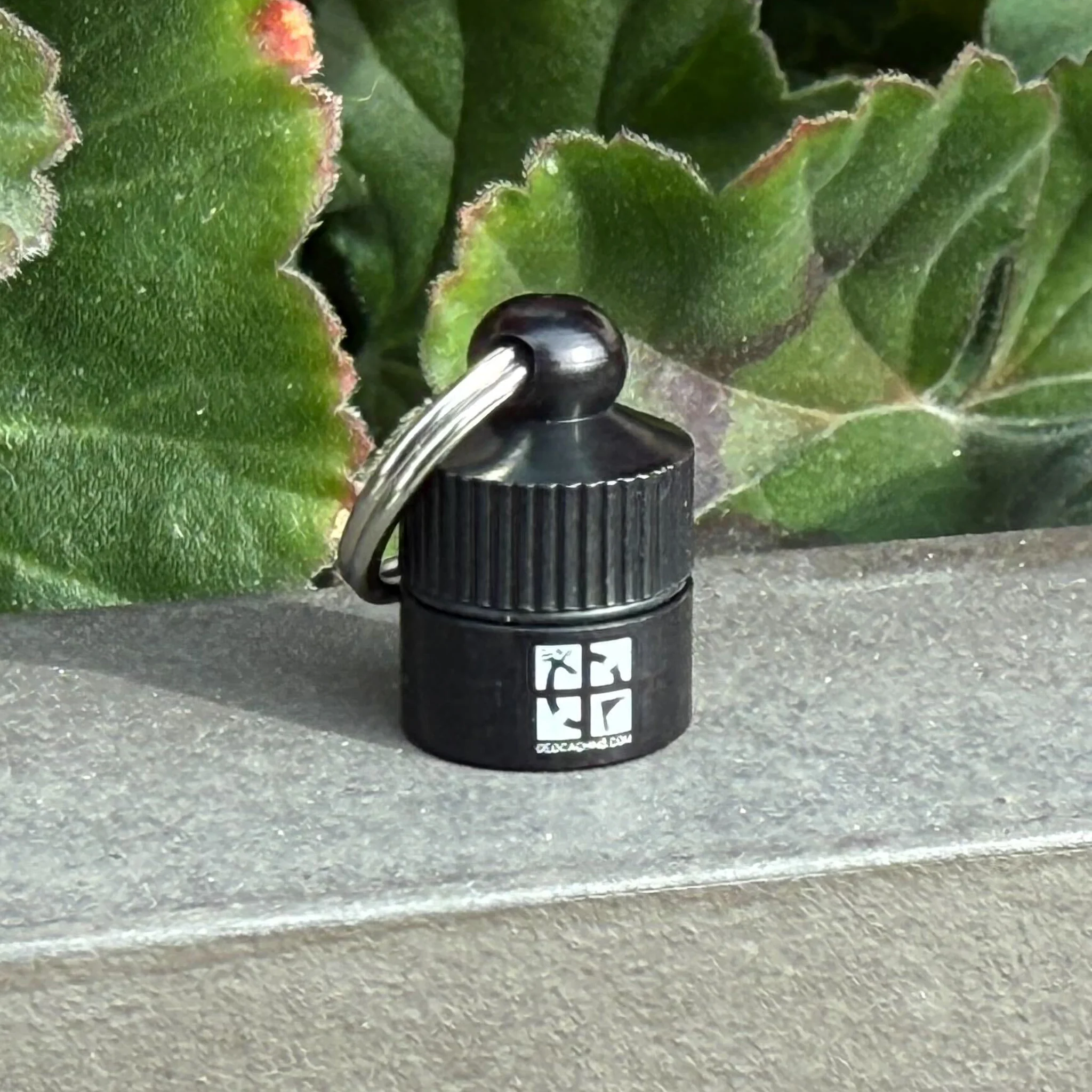 Hanging Nano Geocache Container - Black - Image 2