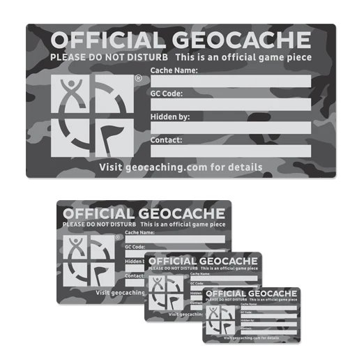 Large Cache Label- Urban Camo - Image 2
