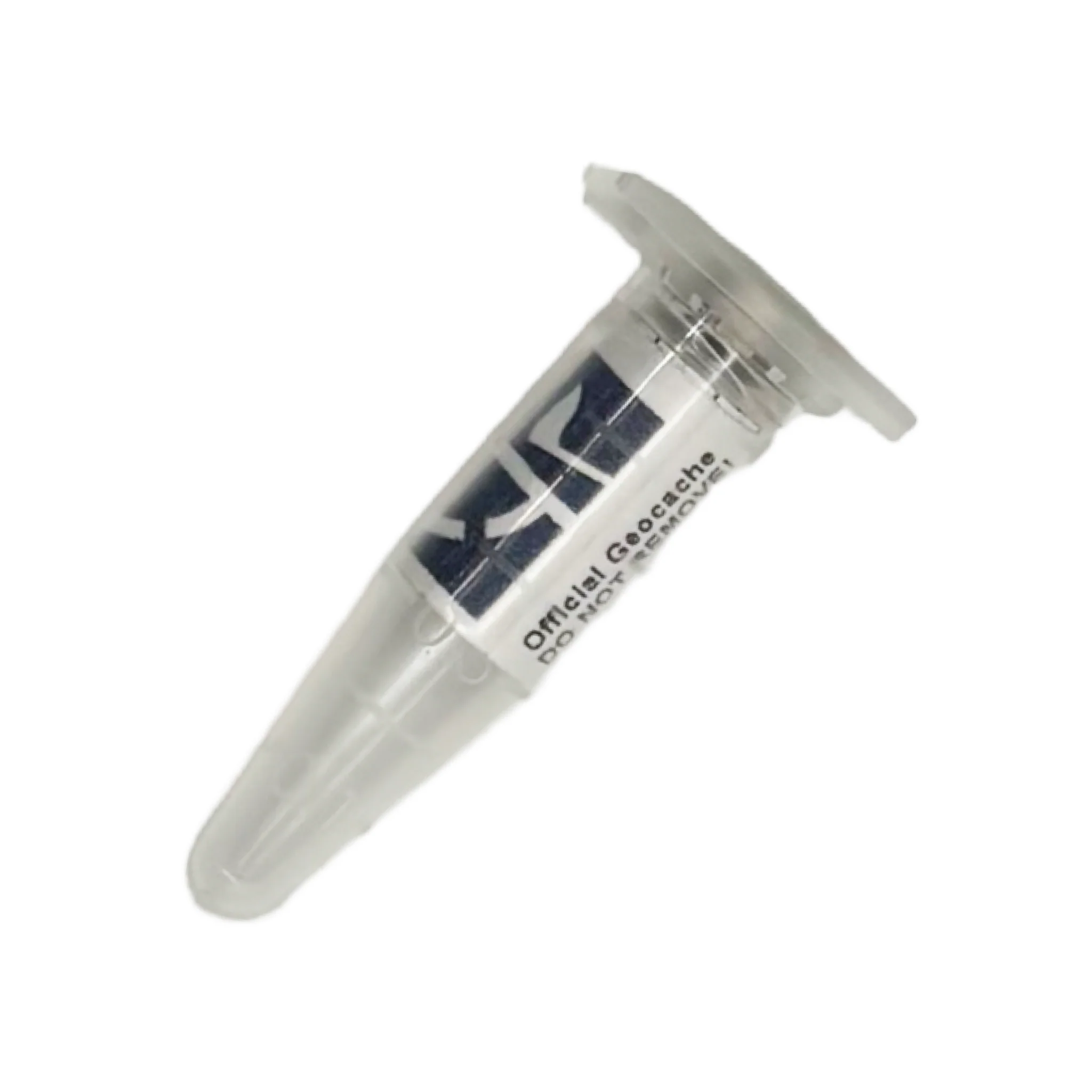 Magnetic Nano Tube Geocache Container - Clear