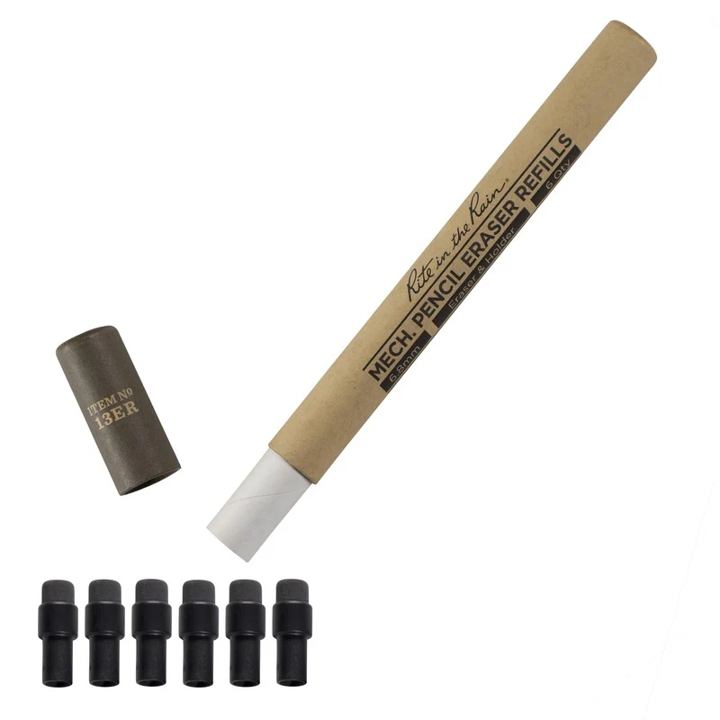 Mechanical Clicker Pencil Eraser Refills (6pk)
