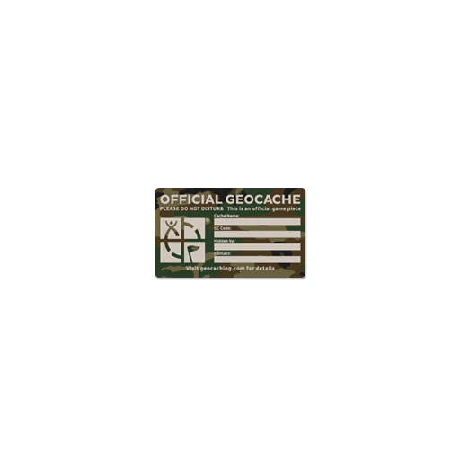 Medium Cache Label- Green Camo