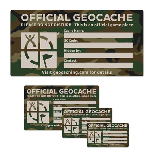 Medium Cache Label- Green Camo - Image 2