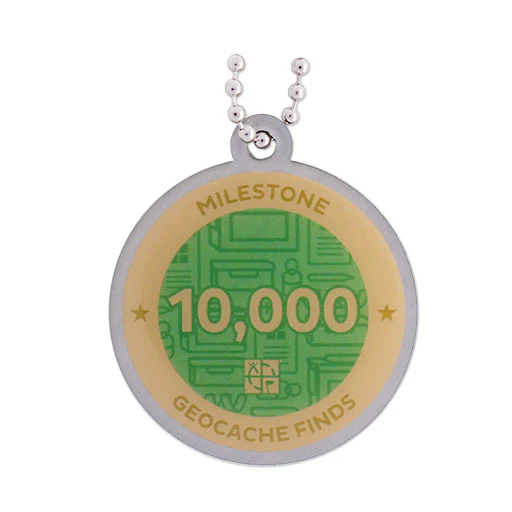 Milestone Geocoin and Tag Set - 10,000 Finds - Image 2