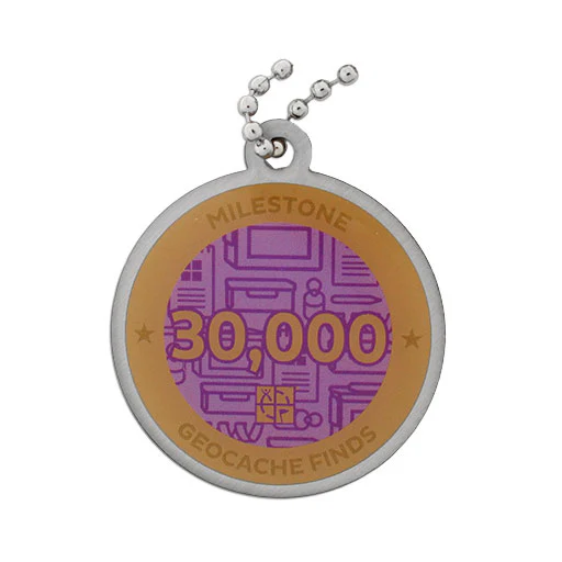 Milestone Geocoin and Tag Set - 30,000 Finds - Image 2