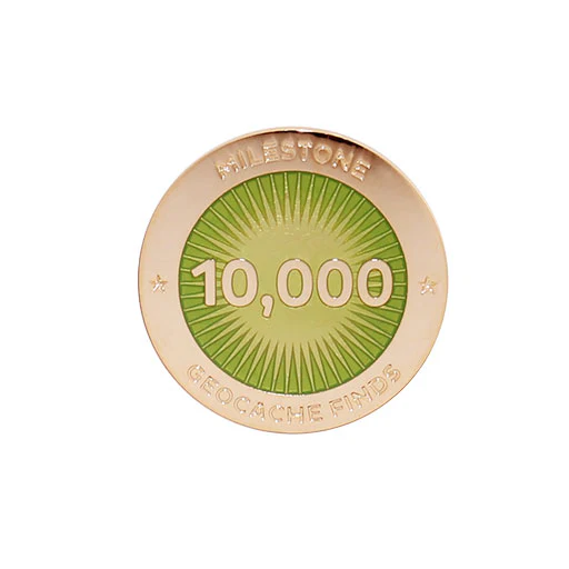 Milestone Pin - 10,000 Finds