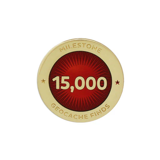 Milestone Pin - 15,000 Finds