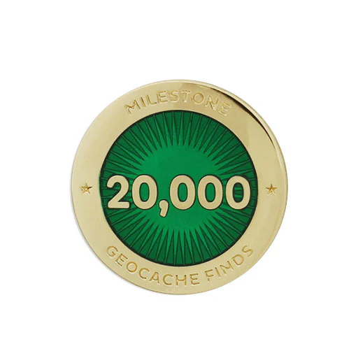 Milestone Pin - 20,000 Finds