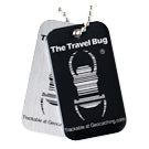 BLACK Geocaching QR Travel Bug® - Glow in the Dark - Image 3