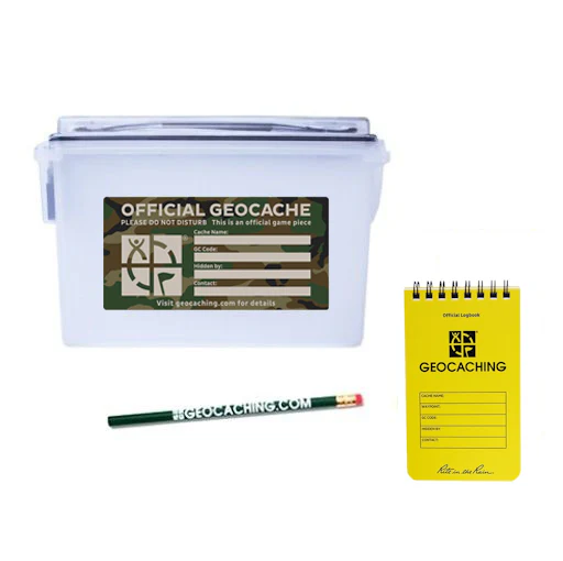 Official Ammo Can Kit with Logbook & Pencil Kit - Green Camo