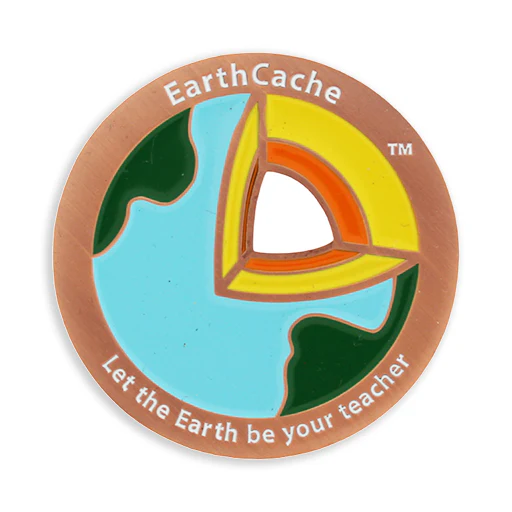 Official EarthCache™ Geocoin- Rock Strata - Image 3