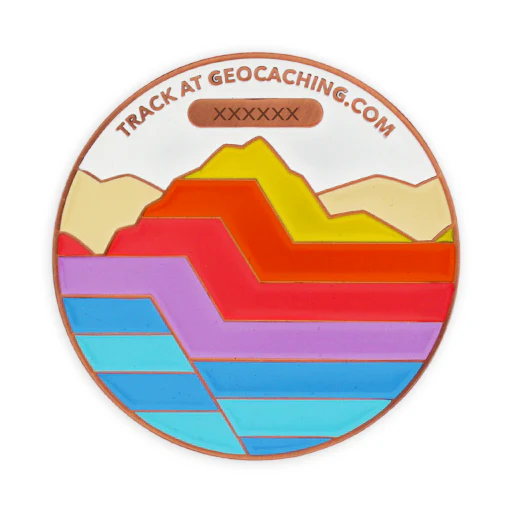 Official EarthCache™ Geocoin- Rock Strata - Image 4