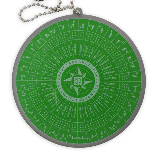 Puzzle Solving XL Travel Tag- Green