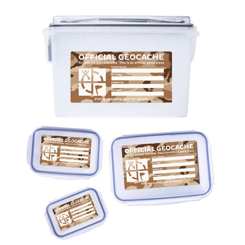Quad Cache Container Set - Desert Camo