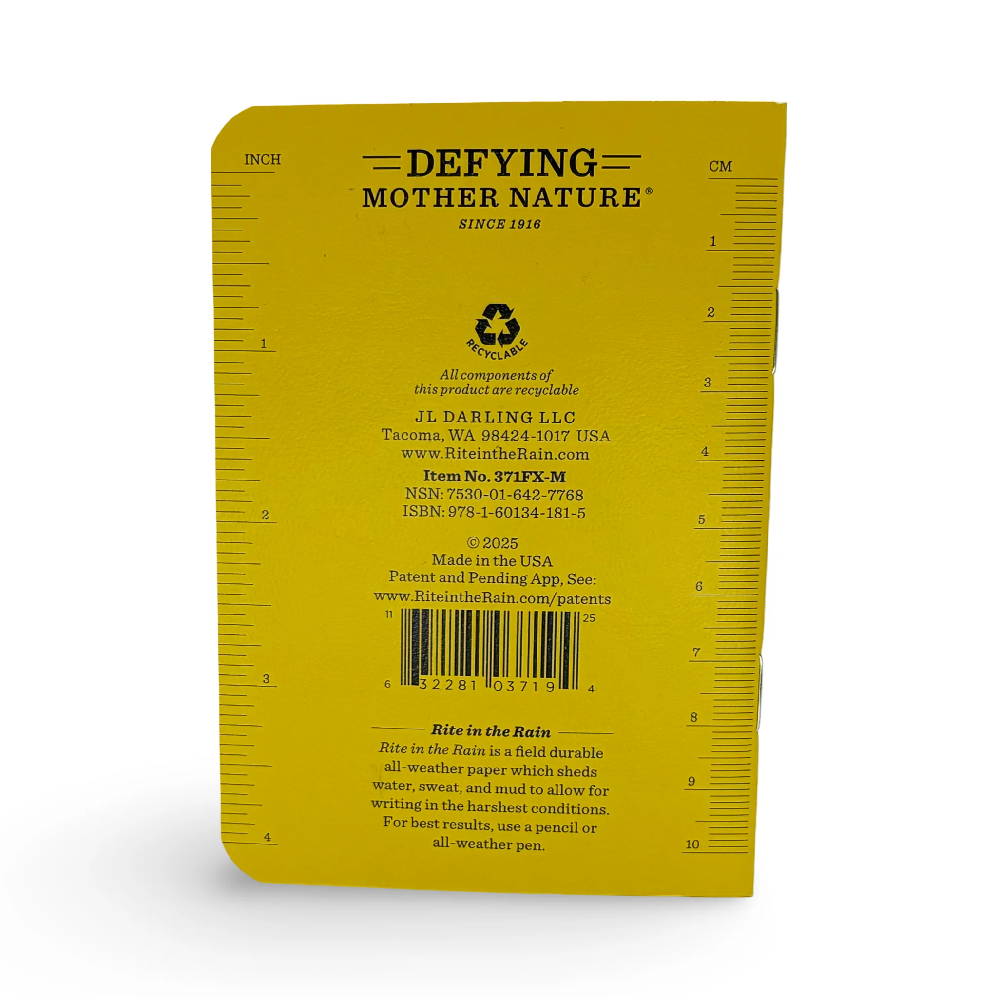 Rite in the Rain® Logbook- Medium (24 Pages) - Image 3