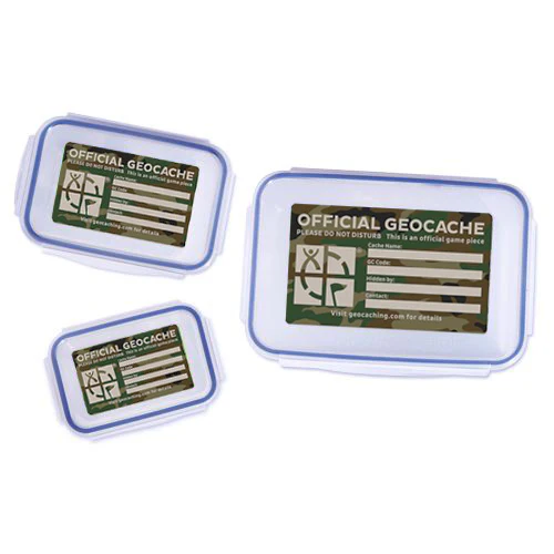 Triple Cache Container Set - Green Camo