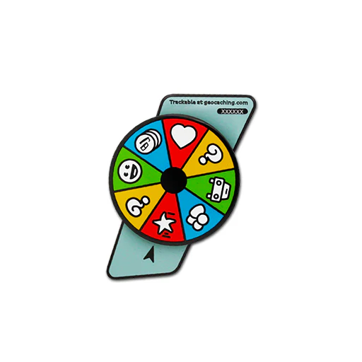 Wheel of Challenges Spinner Geocoin - Image 4