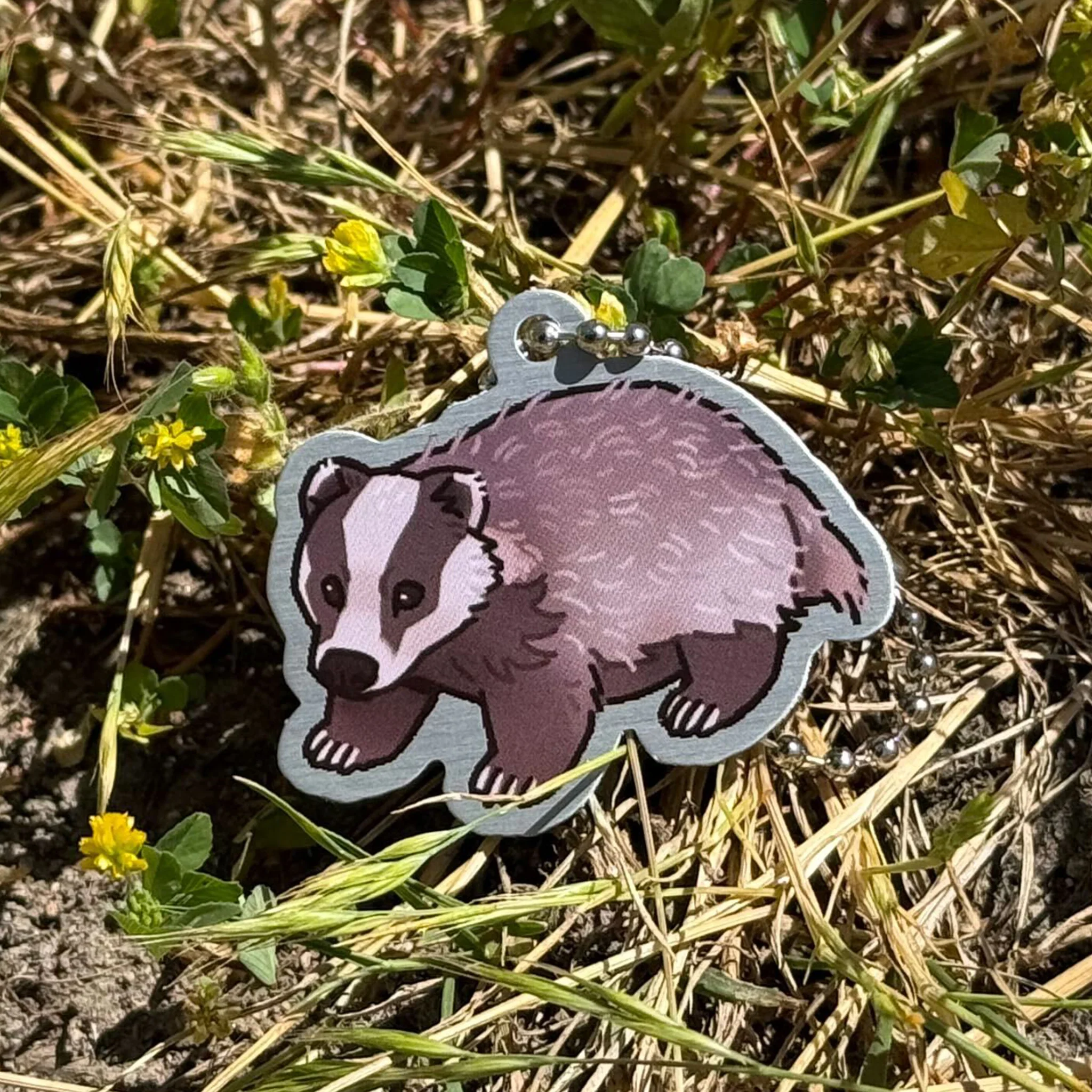 Woodland Creatures Travel Tag - Badger - Image 2