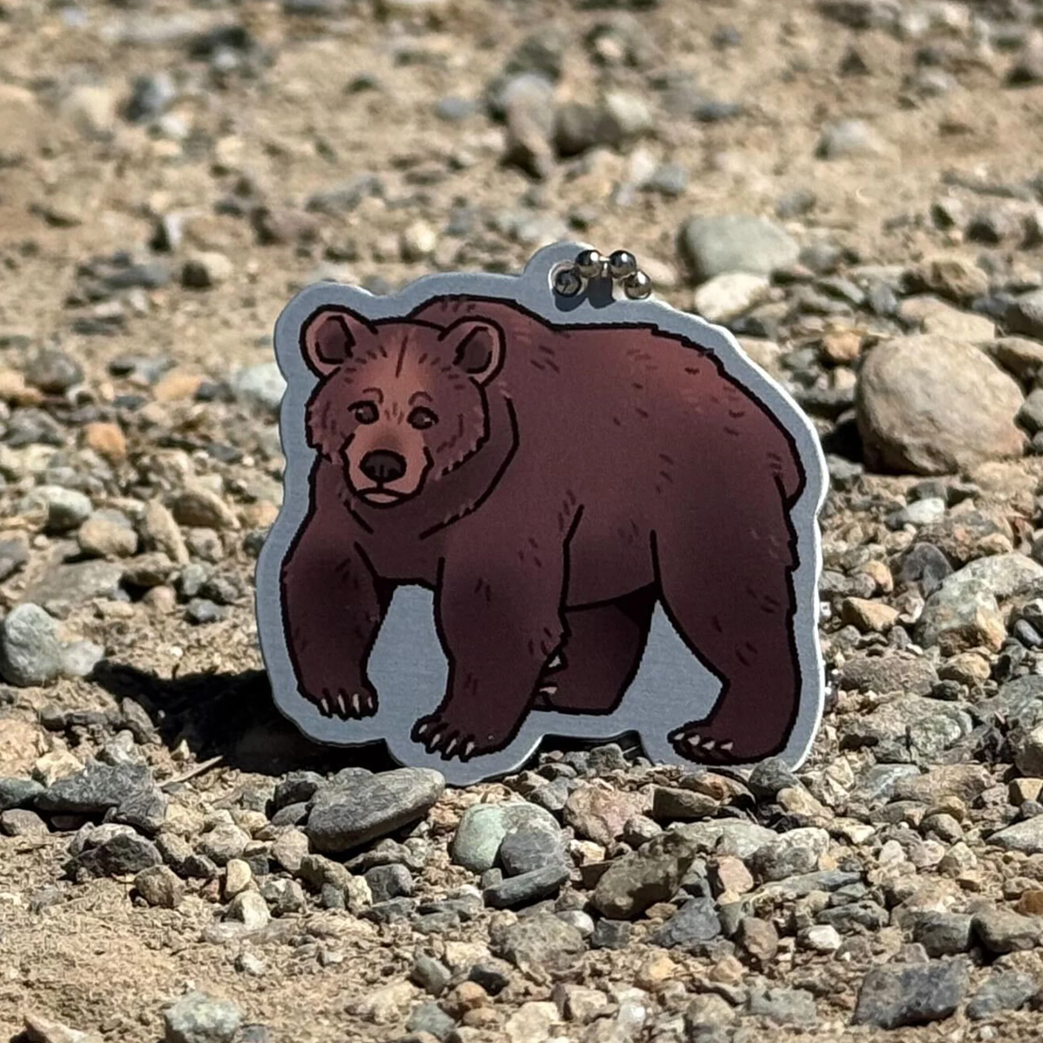 Woodland Creatures Travel Tag - Bear - Image 2