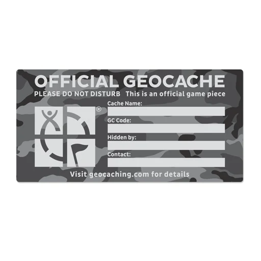 X-Large Cache Label- Urban Camo