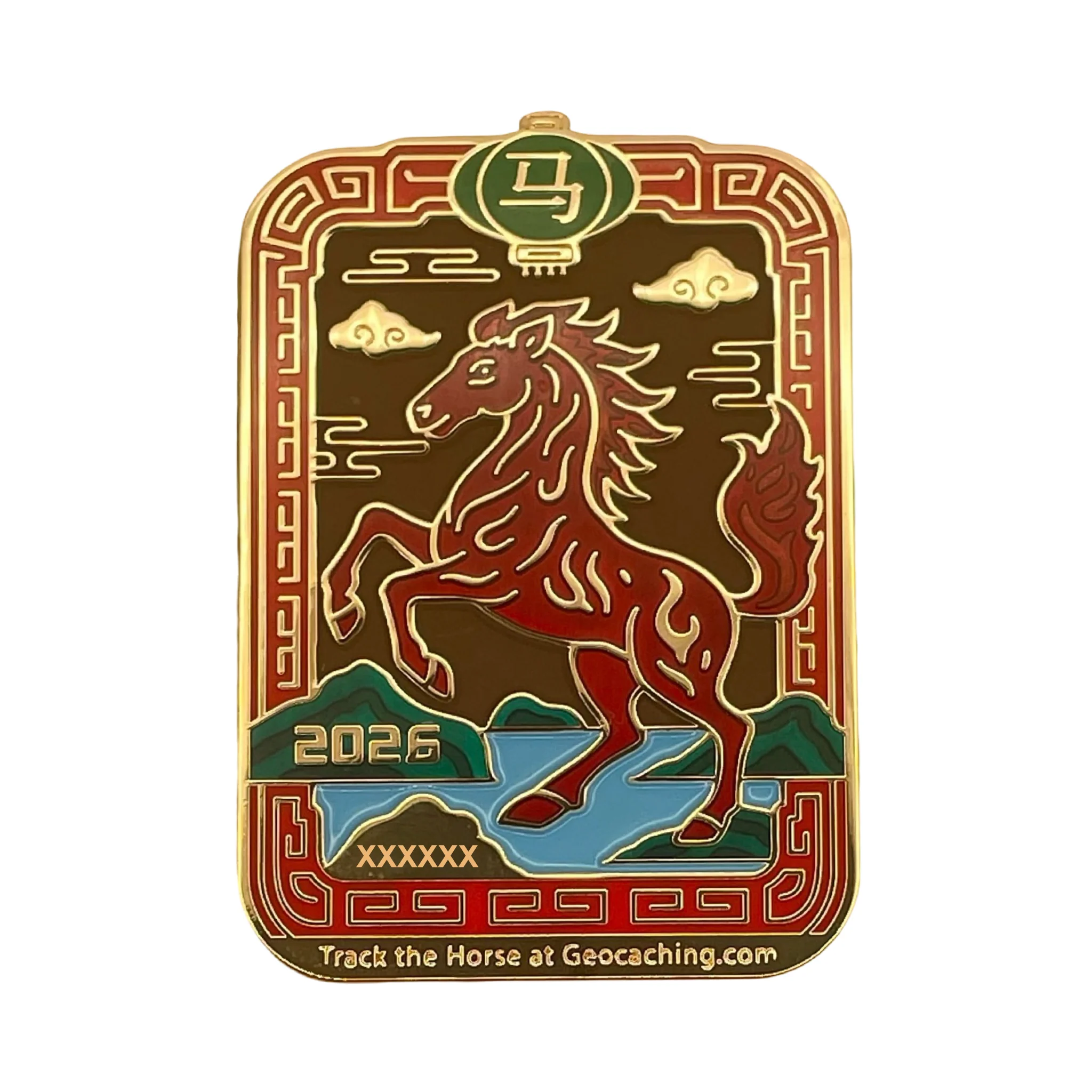 Year of the Fire Horse Geocoin - Image 4
